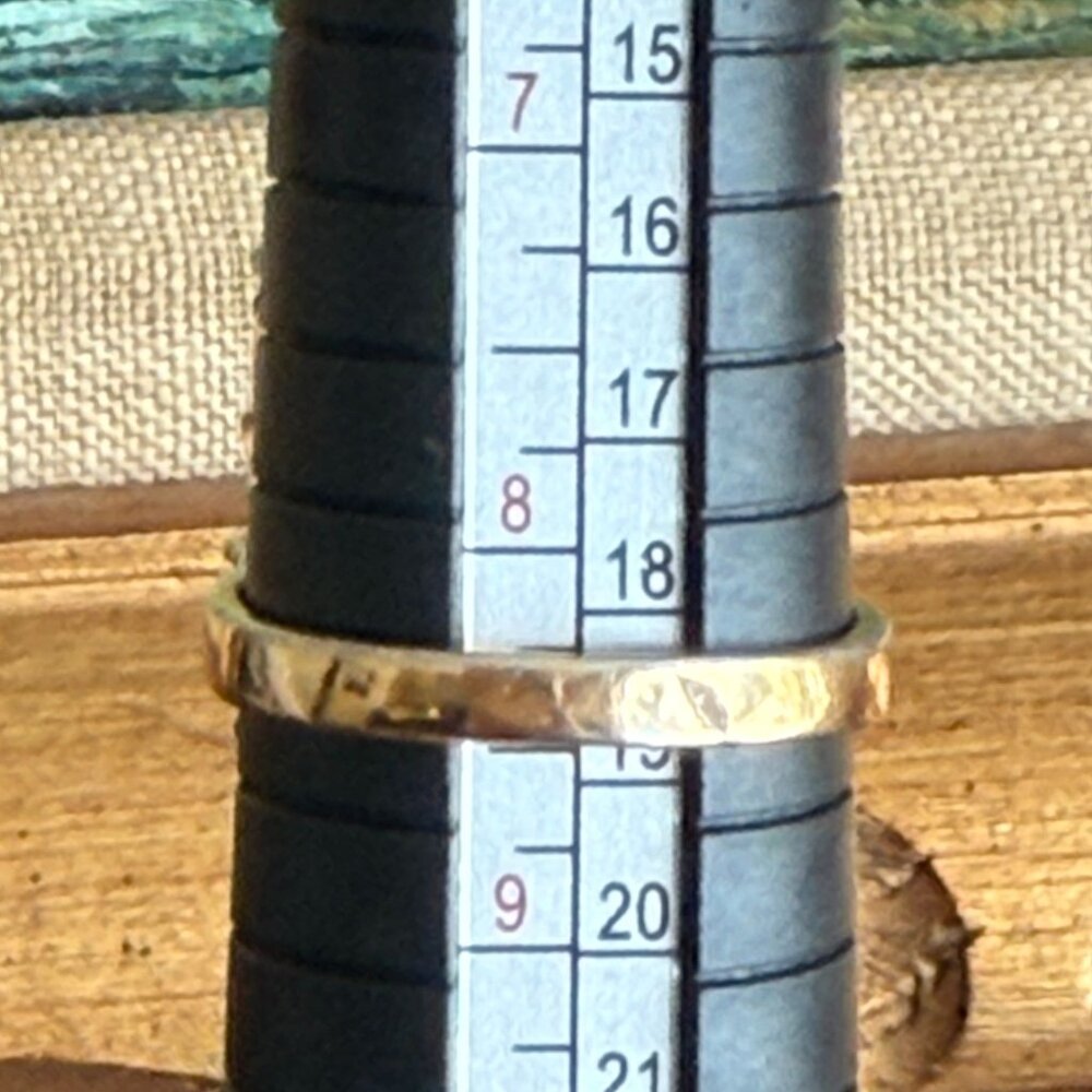 Womens Ring Size 8.5 Smoky Quartz 18K Gold Plated Filigree Faceted Rectangular - Picture 13 of 14